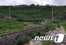 광주 저수지 인근 하천 제방 무너져… 둑 붕괴 오인신고(종합)