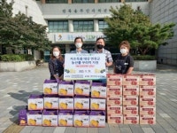 연천초보 농군마을, 전곡읍행정복지센터에 추석 후원물품 기탁