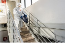 공영주차장 안전하게 이용하세요… 서울 광진구, 방역 소독 실시