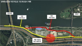 양화한강공원, 성산대교 남단-선유교 구간 자전거도로 신설 예정