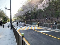 조원고·조원중·수일고 등하교길, 두 배로 넓어졌다