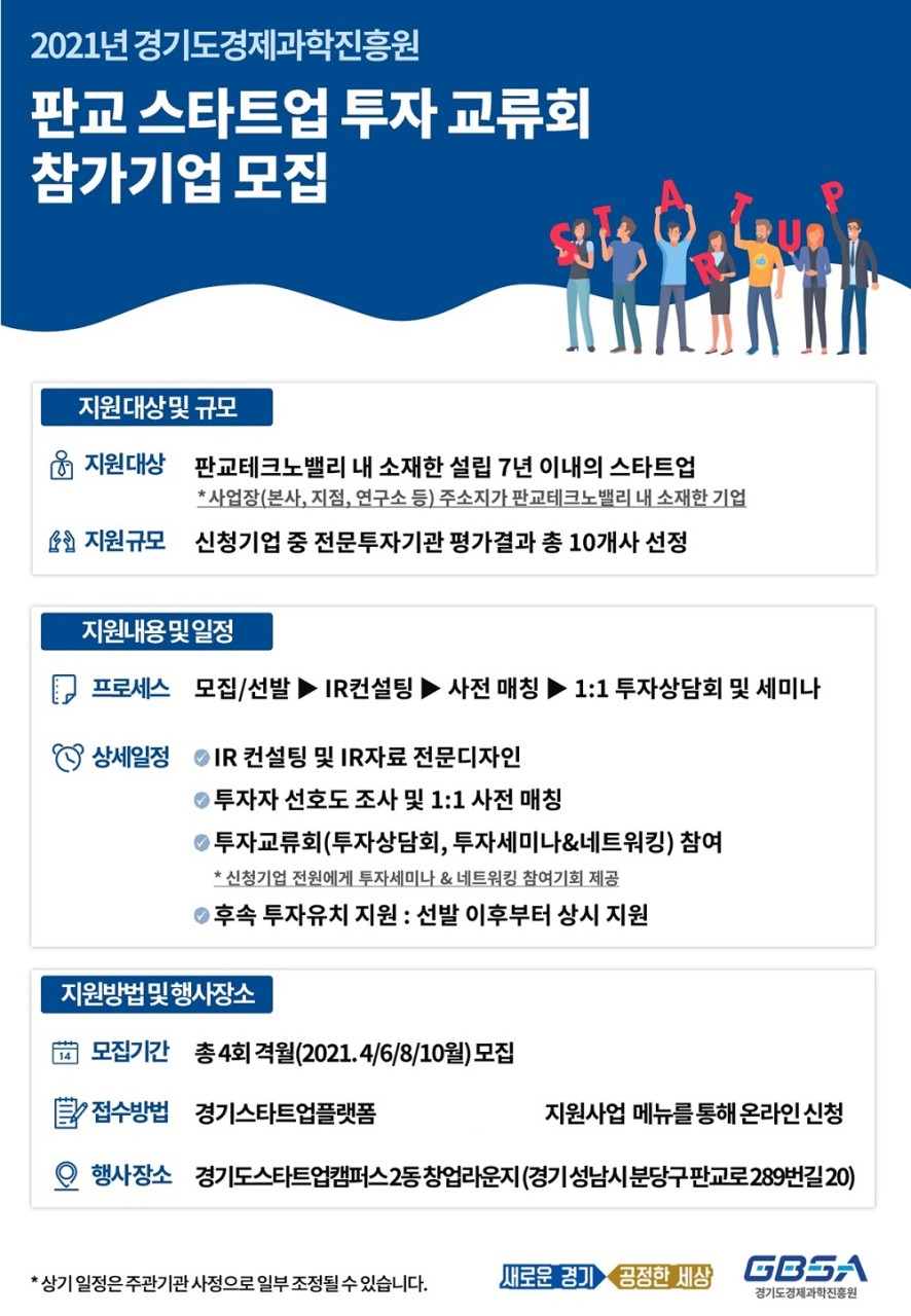 경기도, 판교테크노밸리 새싹기업 글로벌 진출 돕는 IR 행사 열려