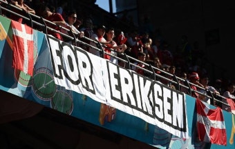 에릭센, 웸블리에 온다… UEFA, 구조대원 6명과 유로 결승전에 초대