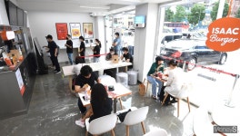 [머니S포토] 이삭버거, 신사역 키친 오픈