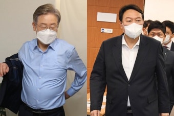 윤석열 29.8% 이재명 26.8%… 오차범위 내 접전