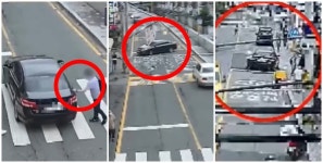 횡단보도에선 차가 먼저… 황당 주장 차주, 112에 보행자 신고까지