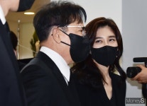 [머니S포토] 구자학 빈소, 이재현 바라보는 이부진