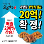 오븐마루치킨. 가맹점 상생지원 예산 20억 확정