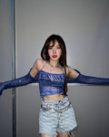 레드벨벳 웬디, 시스루 크롭톱 입고 선명한 복근 공개