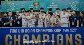 U-18 남자농구, 일본 꺾고 아시아 정상 '우뚝'