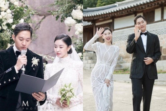 '이상해 며느리' 김윤지, 남편과 결혼 1주년 '달달'
