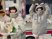 수지, 오버핏 패딩+숏팬츠…촬영도 미모도 열일 중