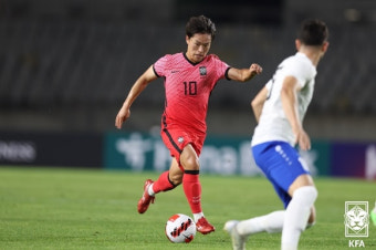 '고영준 결승골'… 황선홍 올림픽대표팀, 이라크 꺾고 도하컵 2연승