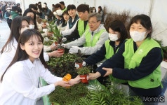 [머니S포토] 시민 동참·인식 제고 위한 희망의 나무 나누기 올해로 15회째
