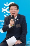 [머니S포토] 인사말 전하는 박재호 부산세계박람회유지지원특위원장