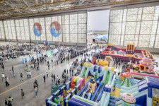 항공기 격납고가 초대형 키즈카페로 변신… 대한항공, 임직원 가족 초청 패밀리데이 개최