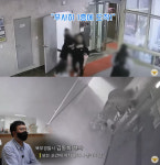 불길 뚫고 13층서 1층까지… 어르신 업고 대피한 경찰관