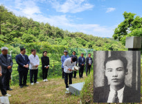 정종복 기장군수, 해방이후 첫 박영출 독립운동가 묘소 참배
