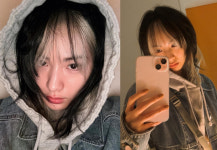 나나, 긴 머리 싹둑+과감한 투톤 헤어 변신