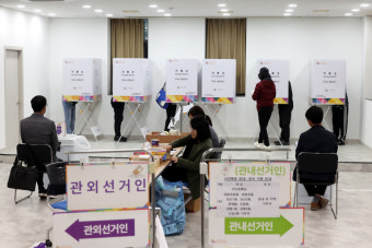 22대 총선 사전투표율 오전 8시 1.25%… 55만3458명 투표