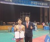 부산반여고 정상원, 전국장사씨름대회 개인전 우승