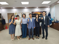 [동정] 신상진 성남시장, 오찬숙 교육지원청 교육장과 방담