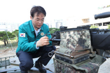 [머니S포토] 안보·안전 체험하세요... 이동환 고양시장