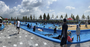 여주 남한강 물놀이장 개장 한달여 만에 1만4000명 방문