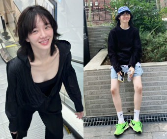 '오징어 게임2' 박규영, 힙하면서도 맑은 매력 넘치는 데일리룩