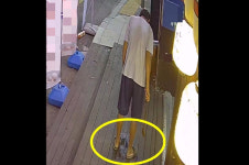 얼마나 급했으면… 가게 앞에서 바지 입고 소변 본 남성