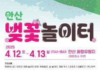 [안산소식] 벚꽃 놀이터 행사 12∼13일로 연기