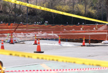 서울 명일동 땅꺼짐에 시민 화들짝… 의심 신고 2배 껑충