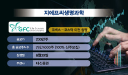 [체크!IPO] 지에프씨생명과학, 공모 흥행 속 수급 불안 변수