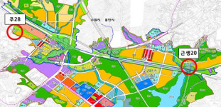 광교신도시 근린생활시설·주차장 용지 2필지 공급