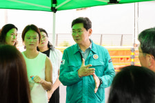[동정] 이상일 용인시장, 유림동-고림지구 연결도로 현장 방문