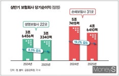 보험사 상반기 순익 7.9조원, 전년비 15%↓… 생명·손해 동반 감소