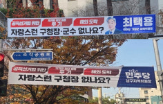 [이게 뭡니까] 자기 얼굴 알리자고 시내 뒤덮은 정치 현수막 눈살