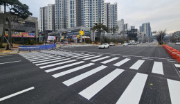 [안양 소식] 경수대로 평촌어바인퍼스트 앞 횡단보도 개통