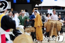 추석 맞이 저잣거리 퍼포먼스