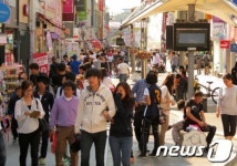 [사진]북새통 이룬 중앙상가