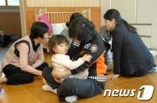용산소방서, 가브리엘의 집 방문 위문품전달 및 소방안전교육