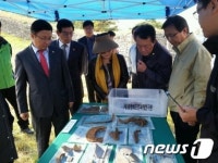 [사진] 충북도의회 행정문화위 온달산성 문화재 발굴 현지 점검