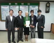 한밭도서관, 대전맹학교에 녹음도서 100권 기증