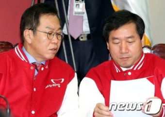 이야기 나누는 권영세·유정복