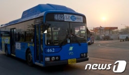 일출과 함께 시내버스 운행재개