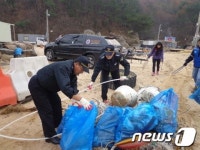 인천해경, 하늘바다 파출소 지역 바다 정화 활동