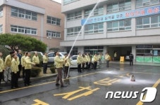 인천북부교육지원청, 부평 119안전센터와 합동 소방훈련 실시