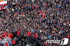 부전시장 앞 가득 메운 부산 시민들