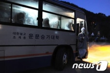 투표소 온 승가대학생들