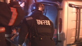 영동 5교 밑 둑길서 차량 정면충돌…운전자 1명 부상